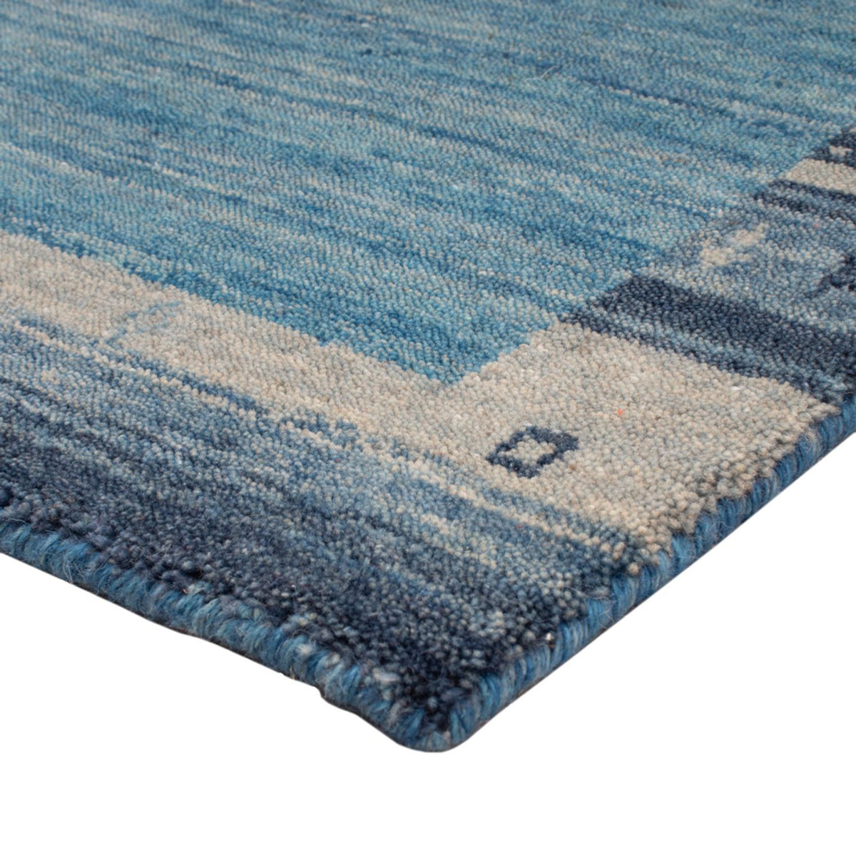 Gabbeh Rug - Softy - 90 x 60 cm - blue