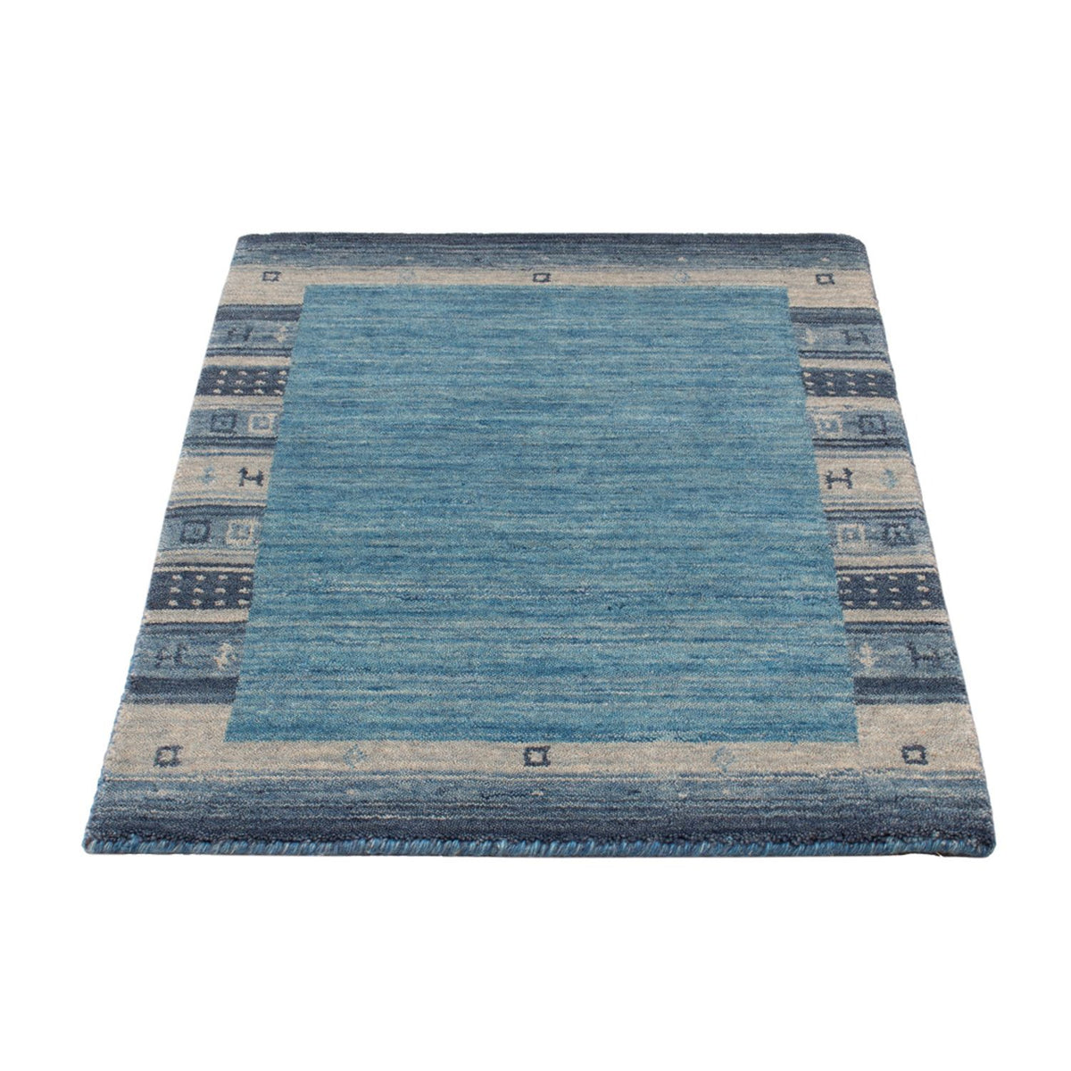 Gabbeh Rug - Softy - 90 x 60 cm - blue