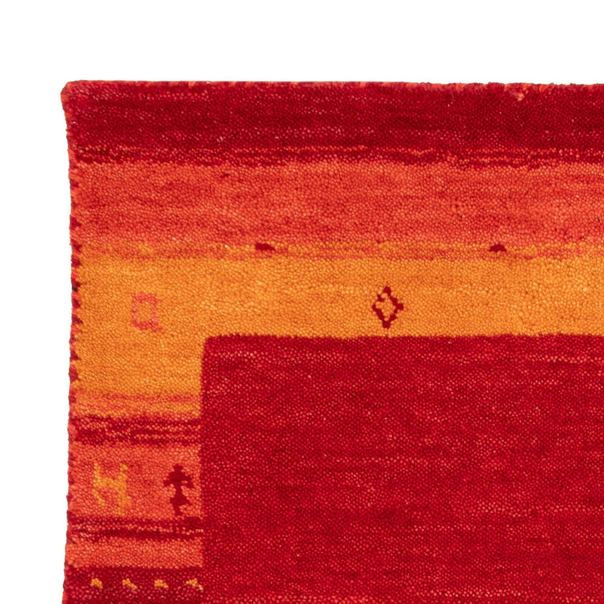 Gabbeh Rug - Softy - 90 x 60 cm - red