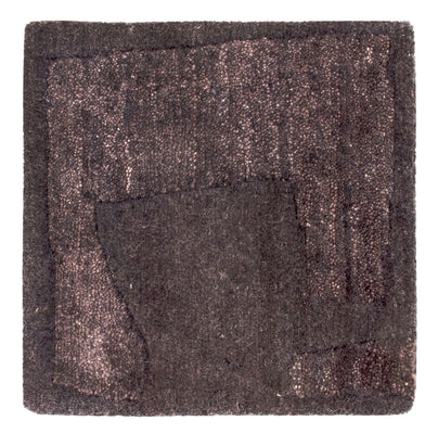 Designer Rug square  - 30 x 30 cm - anthracite