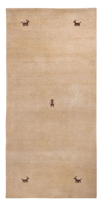 Runner Gabbeh Rug - Softy - 200 x 80 cm - beige