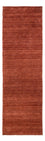 Runner Gabbeh Rug - Loribaft Softy - 300 x 80 cm - brown
