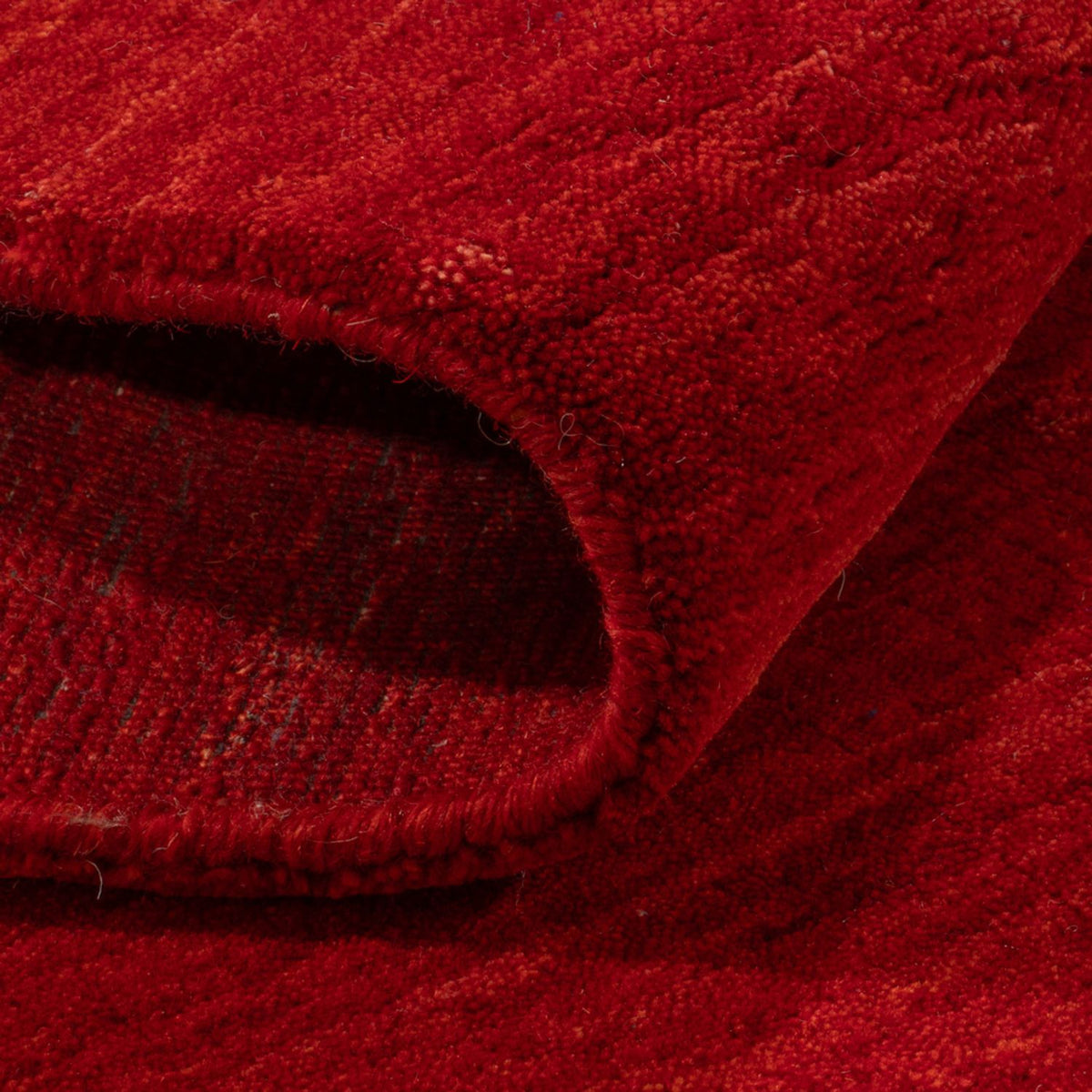 Gabbeh Rug - Loribaft Softy - 150 x 100 cm - red