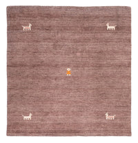 Gabbeh Rug - Softy square  - 150 x 150 cm - brown