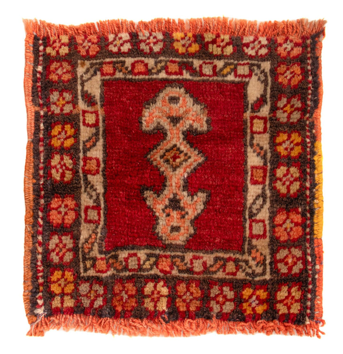 Oriental Rug - 27 x 24 cm - red