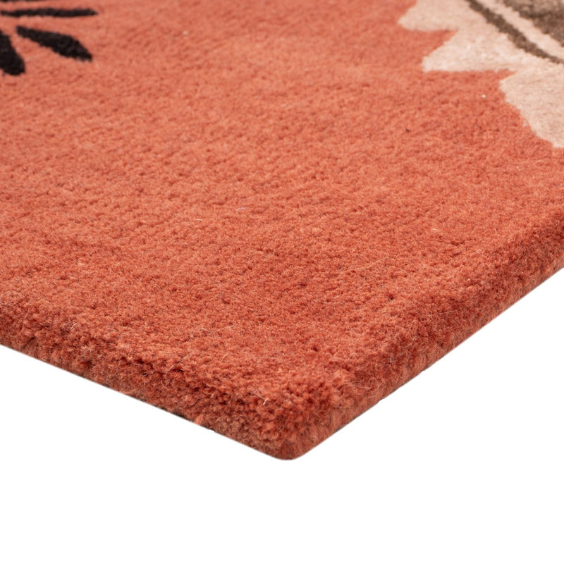 Designer Rug - 90 x 60 cm - salmon
