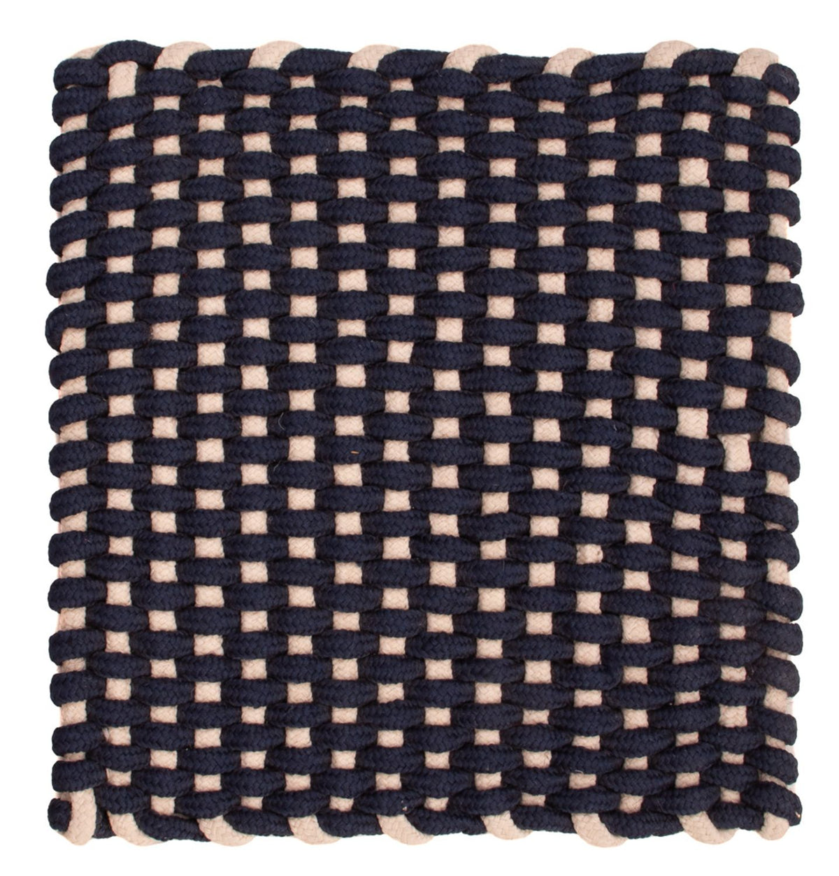 Rug square  - 41 x 41 cm - dark blue