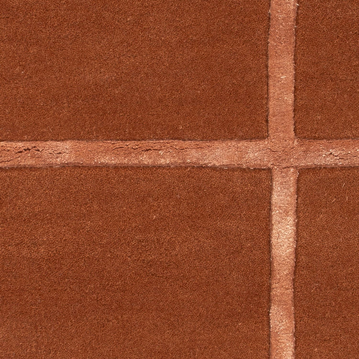 Wool Rug - 90 x 60 cm - brown