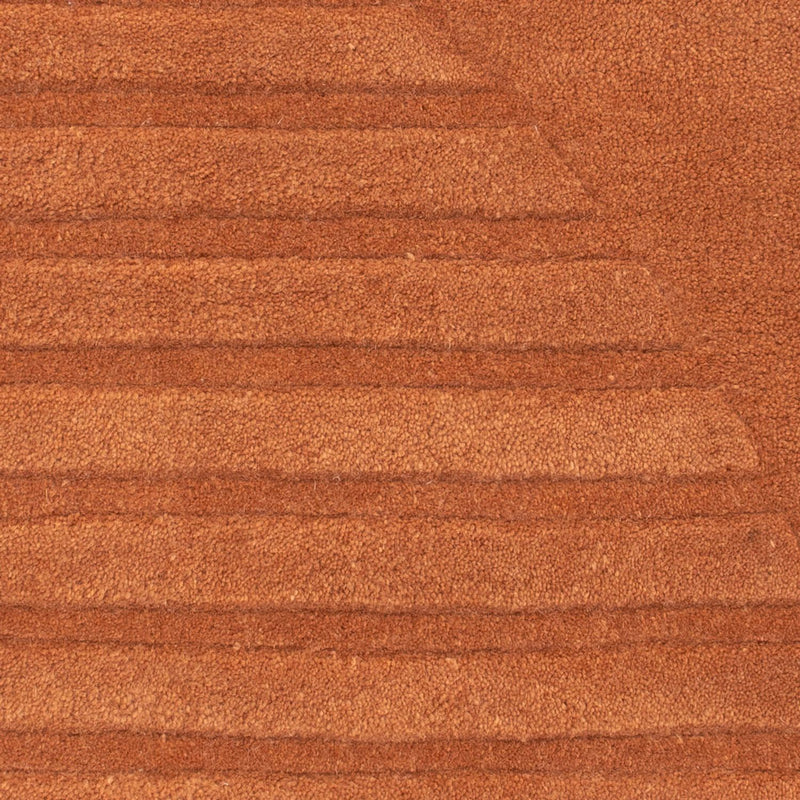 Wool Rug - 90 x 60 cm - brown