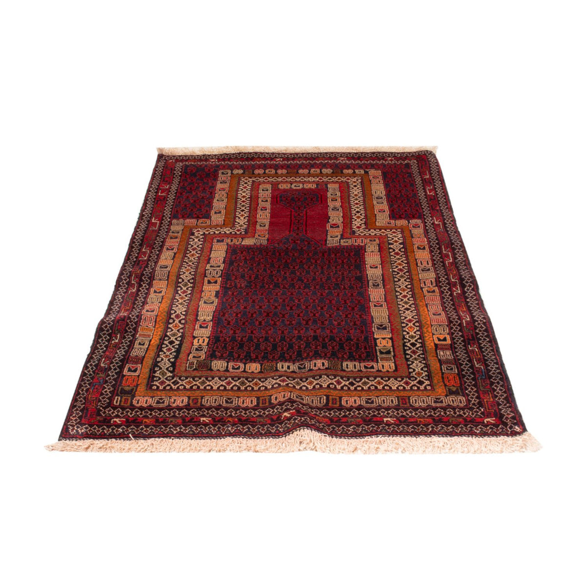 Belutsch Rug - 138 x 91 cm - red