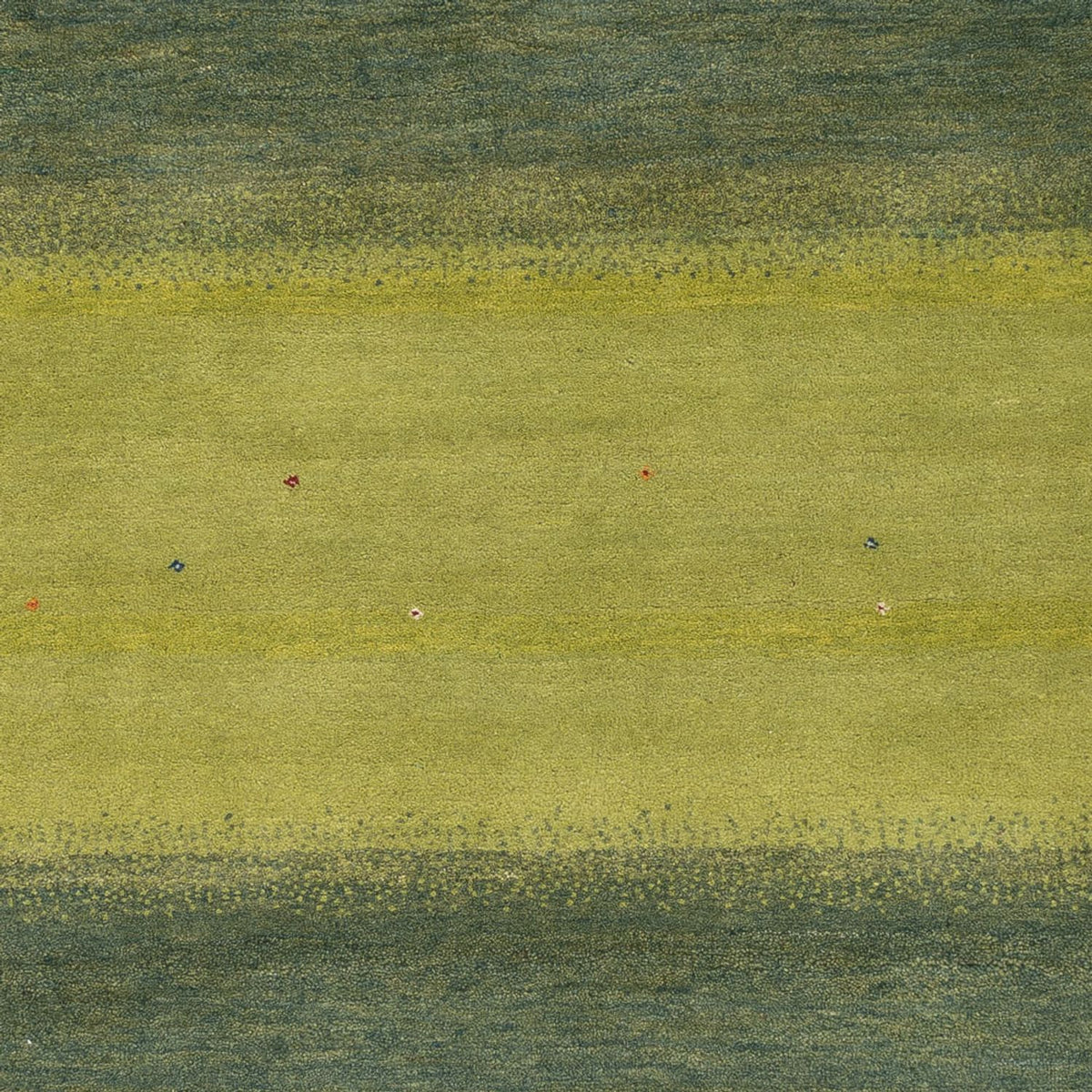 Gabbeh Rug - Loribaft Indus - 240 x 170 cm - green