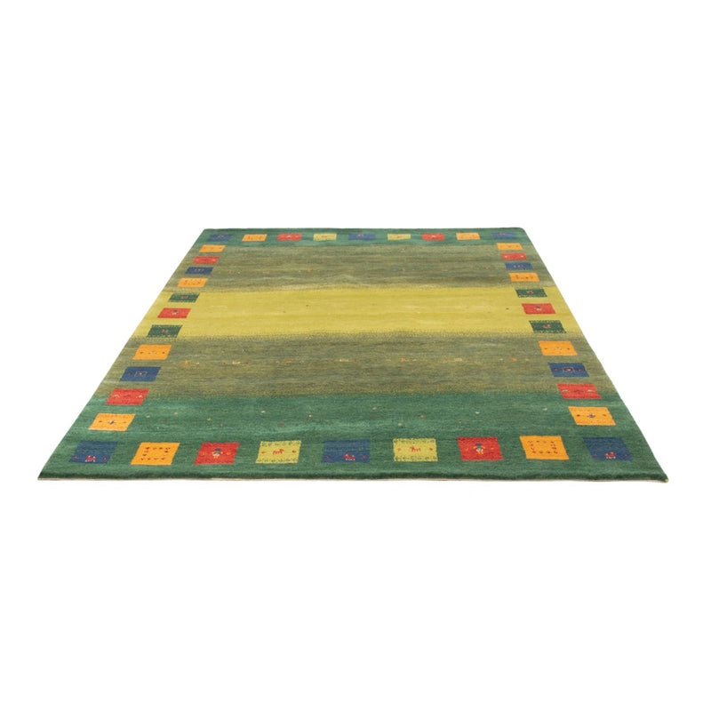 Gabbeh Rug - Loribaft Indus - 240 x 170 cm - green