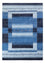 Gabbeh Rug - Loribaft Indus - 243 x 169 cm - blue