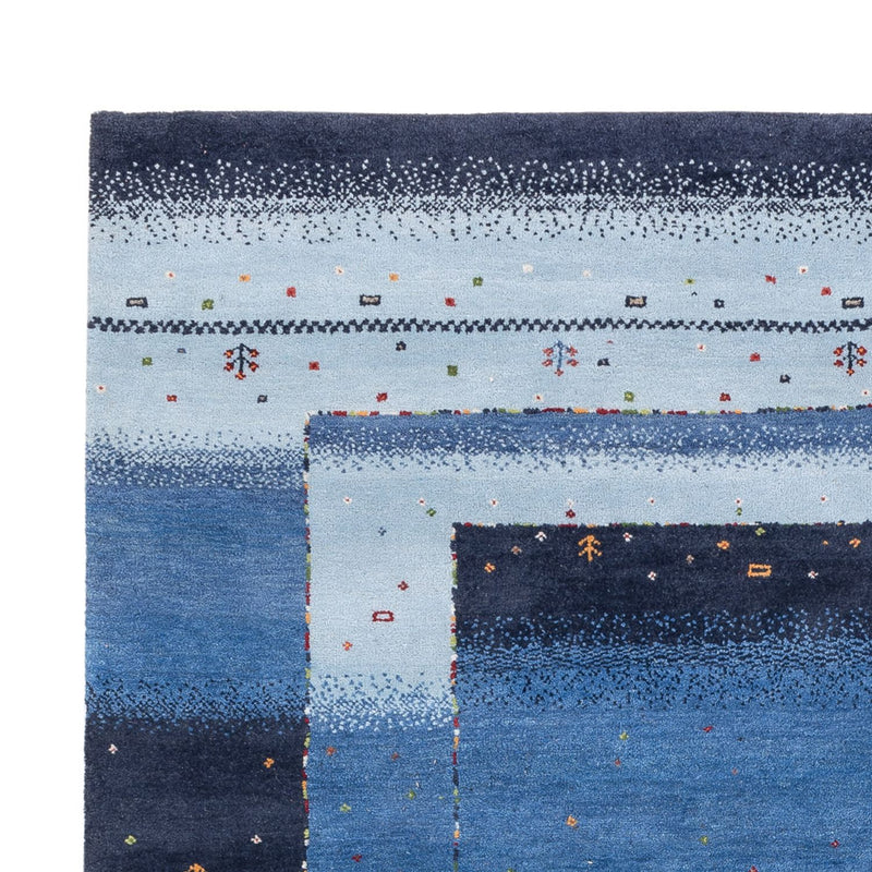 Gabbeh Rug - Loribaft Indus - 243 x 169 cm - blue