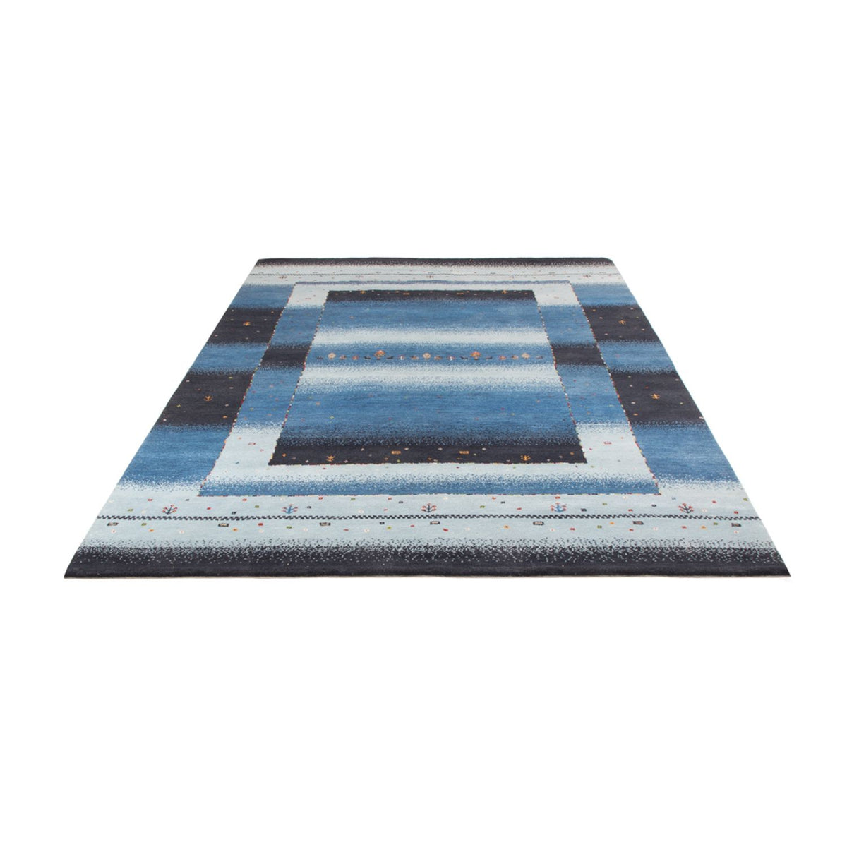 Gabbeh Rug - Loribaft Indus - 243 x 169 cm - blue