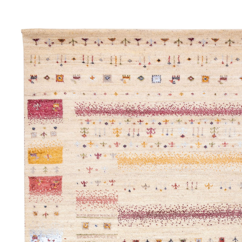 Gabbeh Rug - Loribaft Indus - 245 x 174 cm - cream