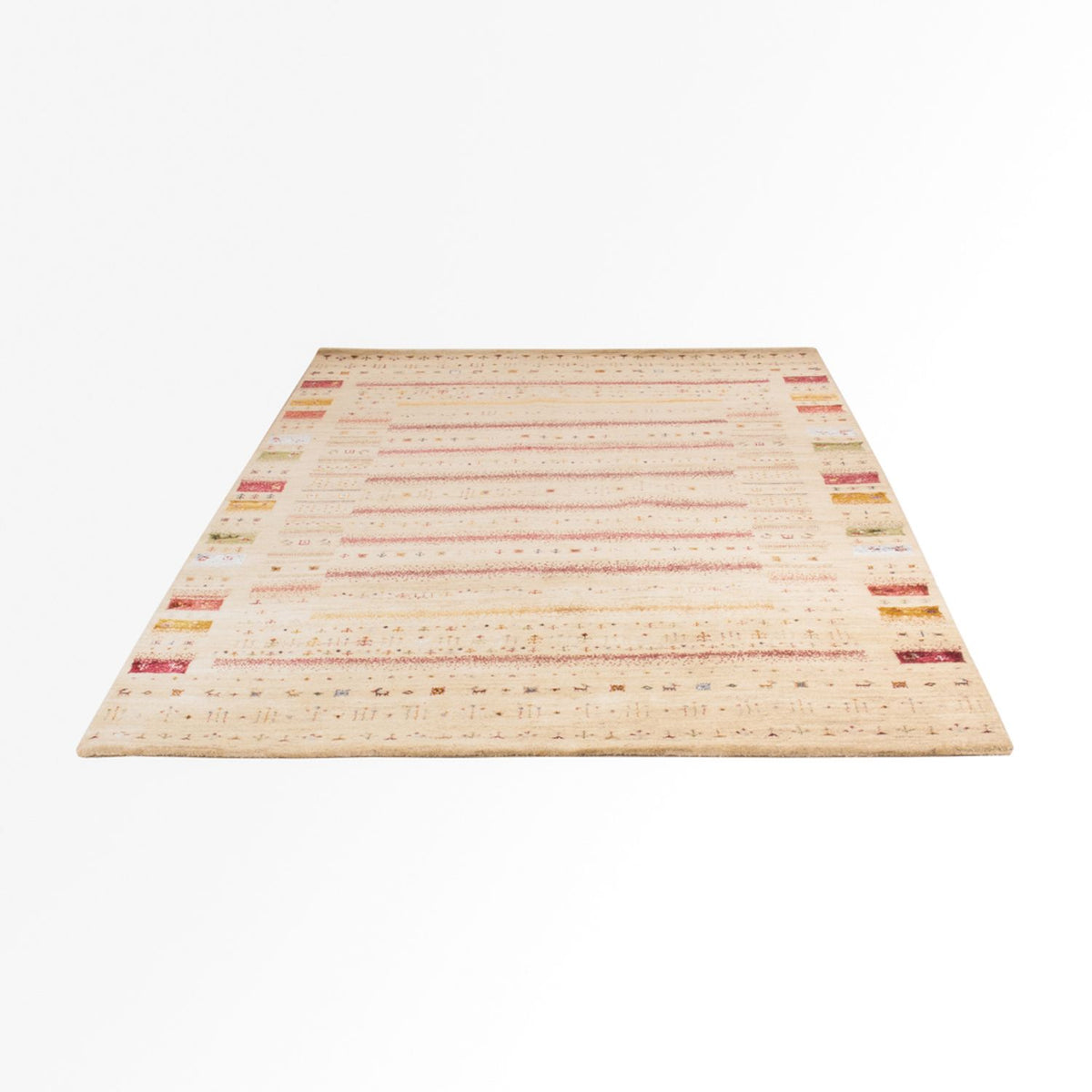 Gabbeh Rug - Loribaft Indus - 245 x 174 cm - cream