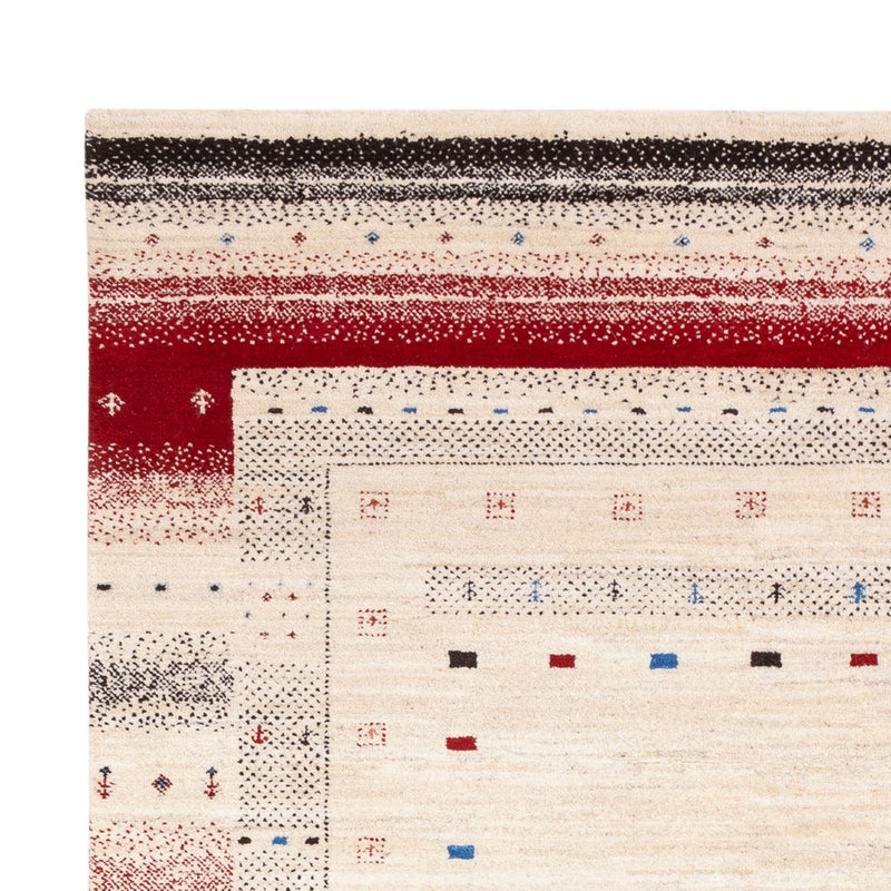 Gabbeh Rug - Loribaft Indus - 242 x 168 cm - cream