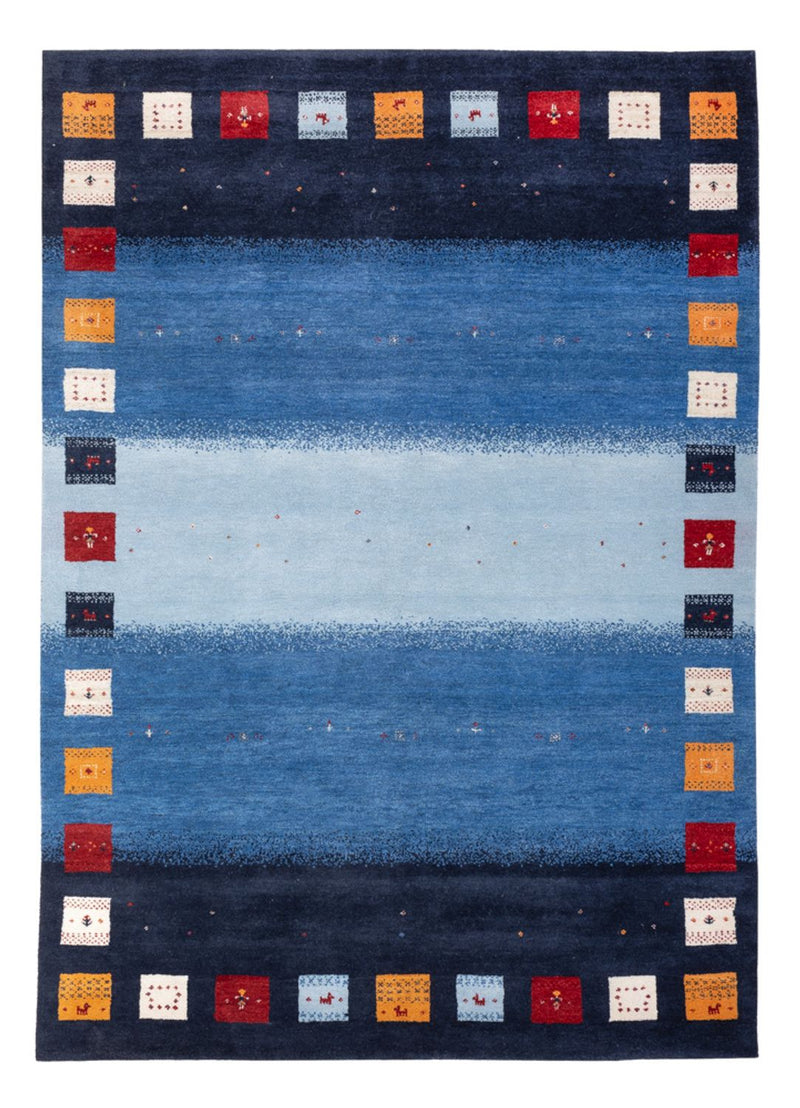 Gabbeh Rug - Loribaft Indus - 240 x 169 cm - blue