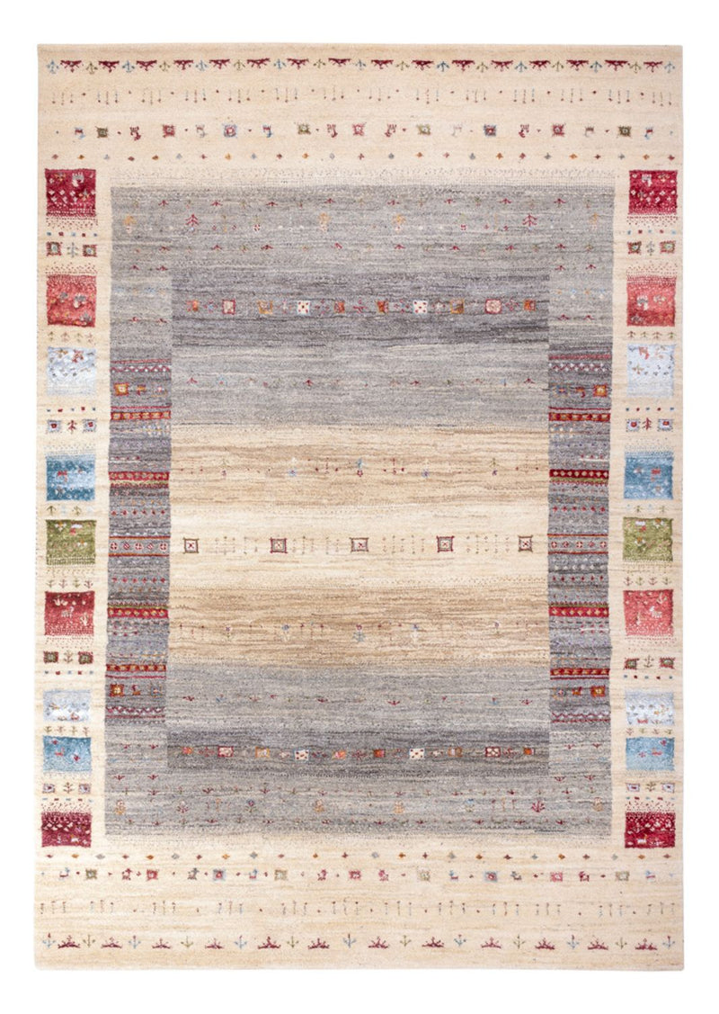 Gabbeh Rug - Loribaft Indus - 242 x 167 cm - natural