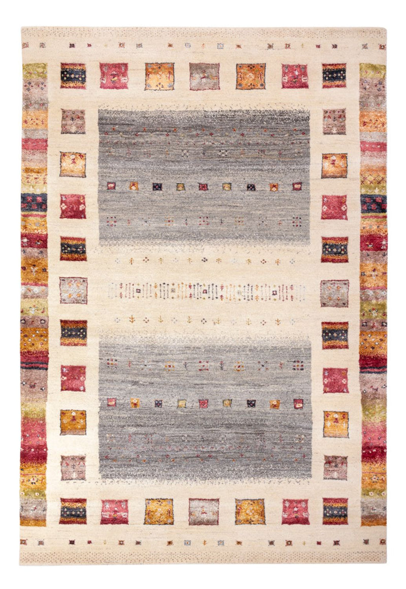 Gabbeh Rug - Loribaft Indus - 245 x 166 cm - natural