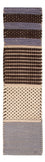 Runner Wool Rug - 124 x 33 cm - multicolored