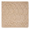 Wool Rug square  - 48 x 42 cm - beige