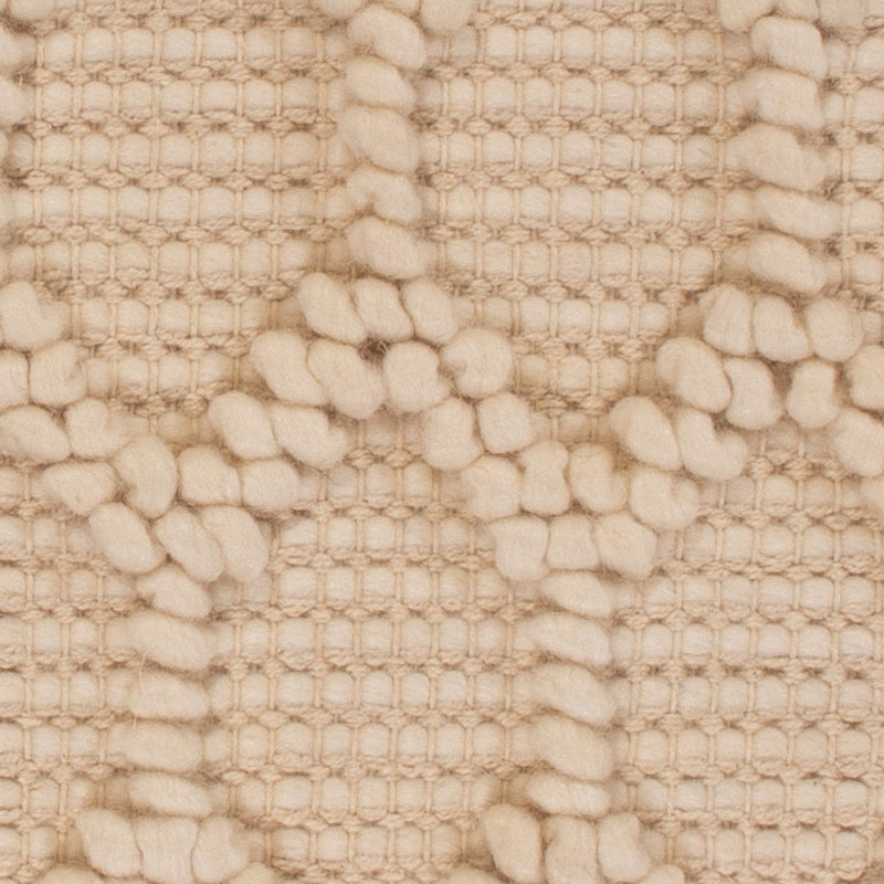 Wool Rug square  - 48 x 42 cm - beige