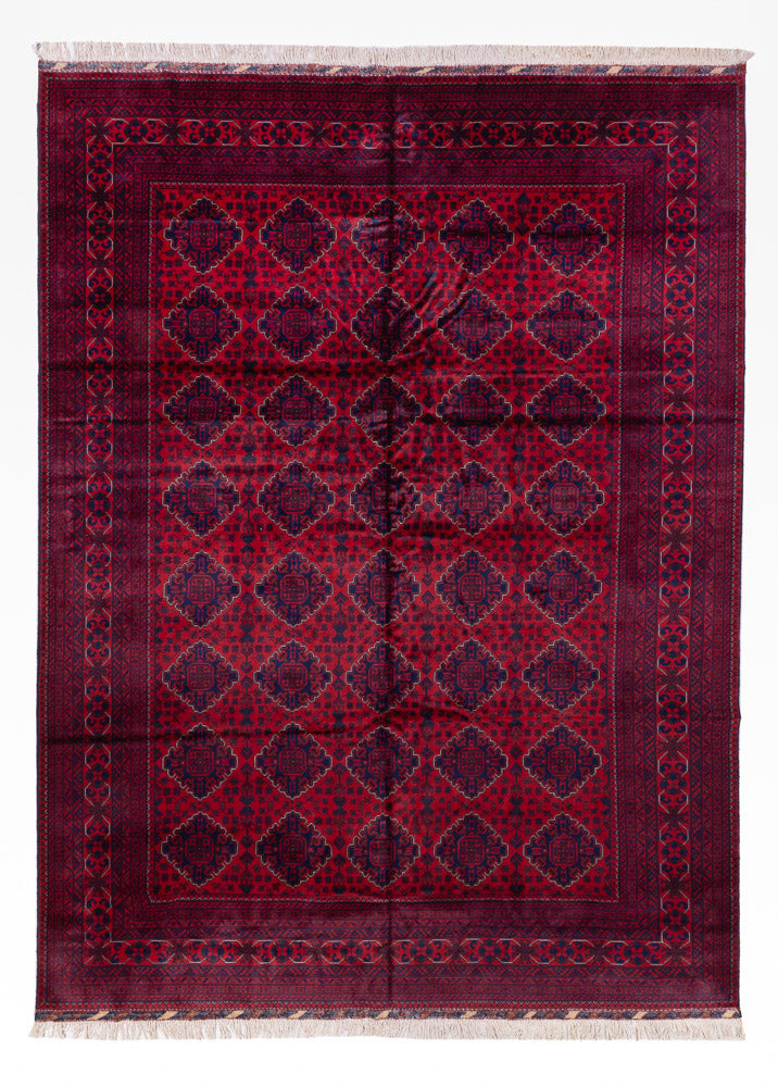 Afghan Rug - 346 x 241 cm - red