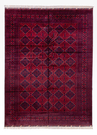 Afghan Rug - 346 x 241 cm - red