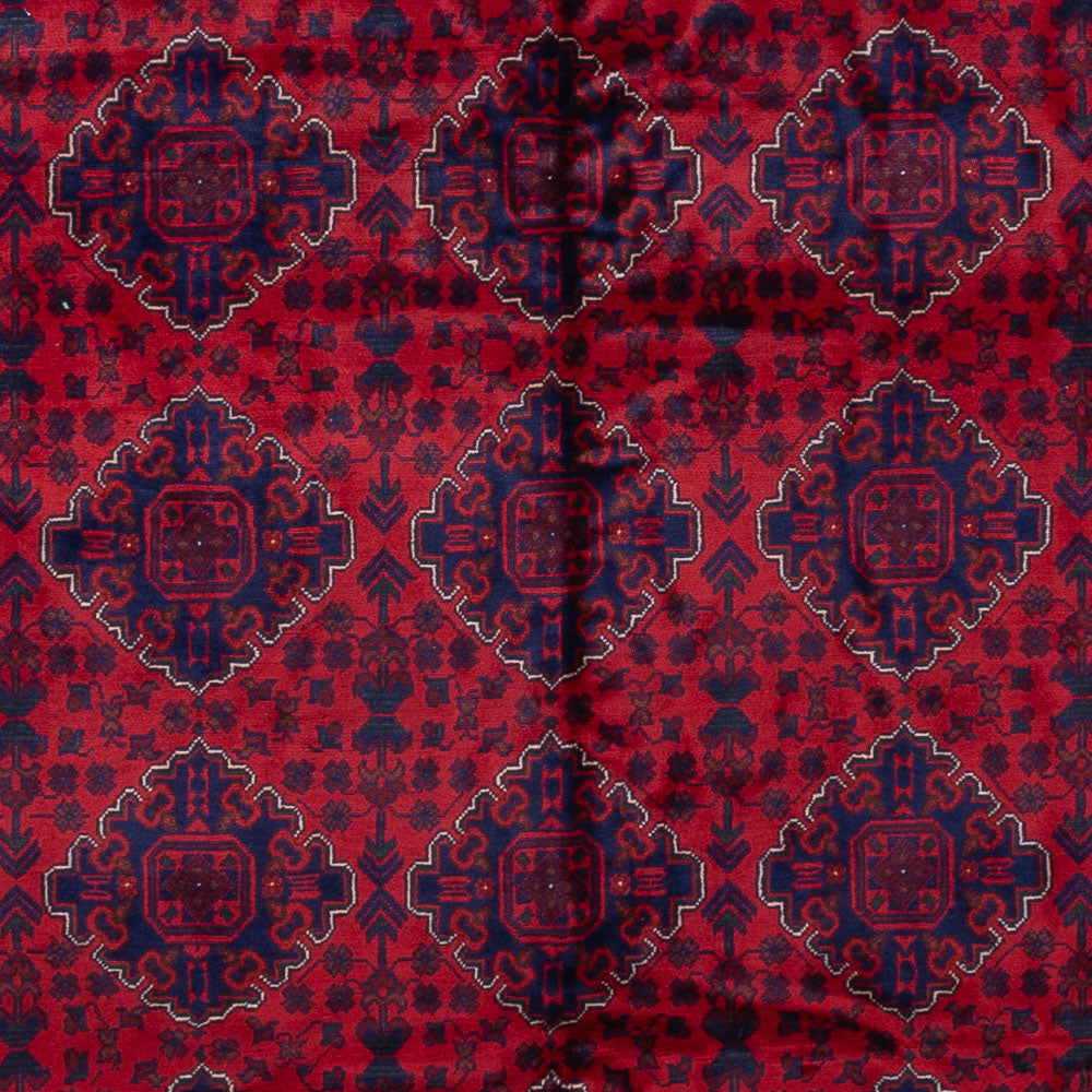 Afghan Rug - 346 x 241 cm - red