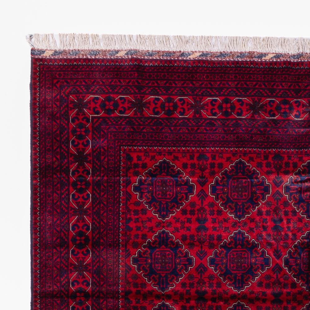 Afghan Rug - 346 x 241 cm - red