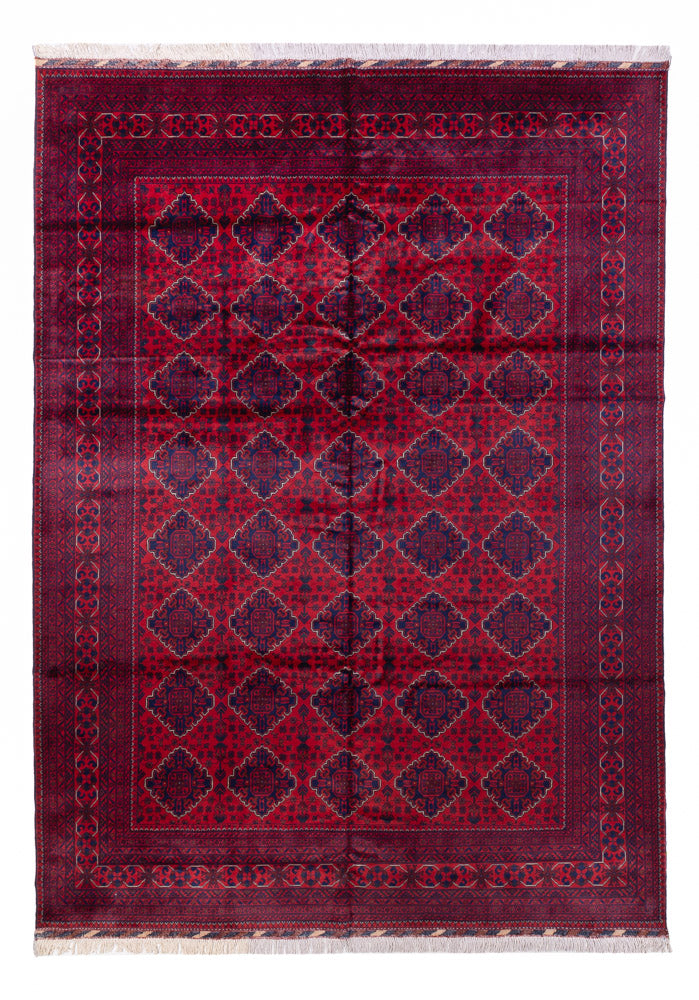 Afghan Rug - 340 x 249 cm - red