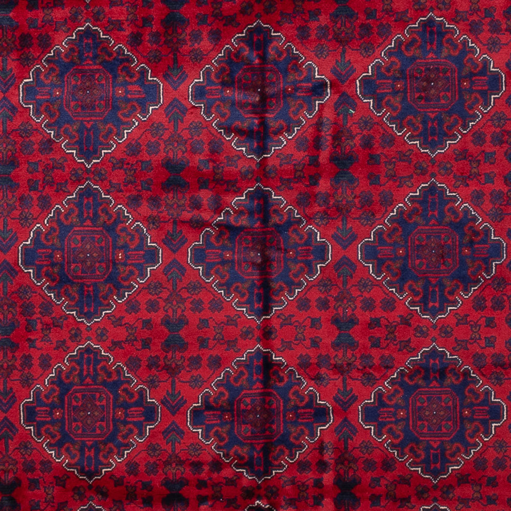 Afghan Rug - 340 x 249 cm - red