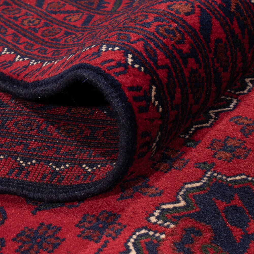 Afghan Rug - 340 x 249 cm - red