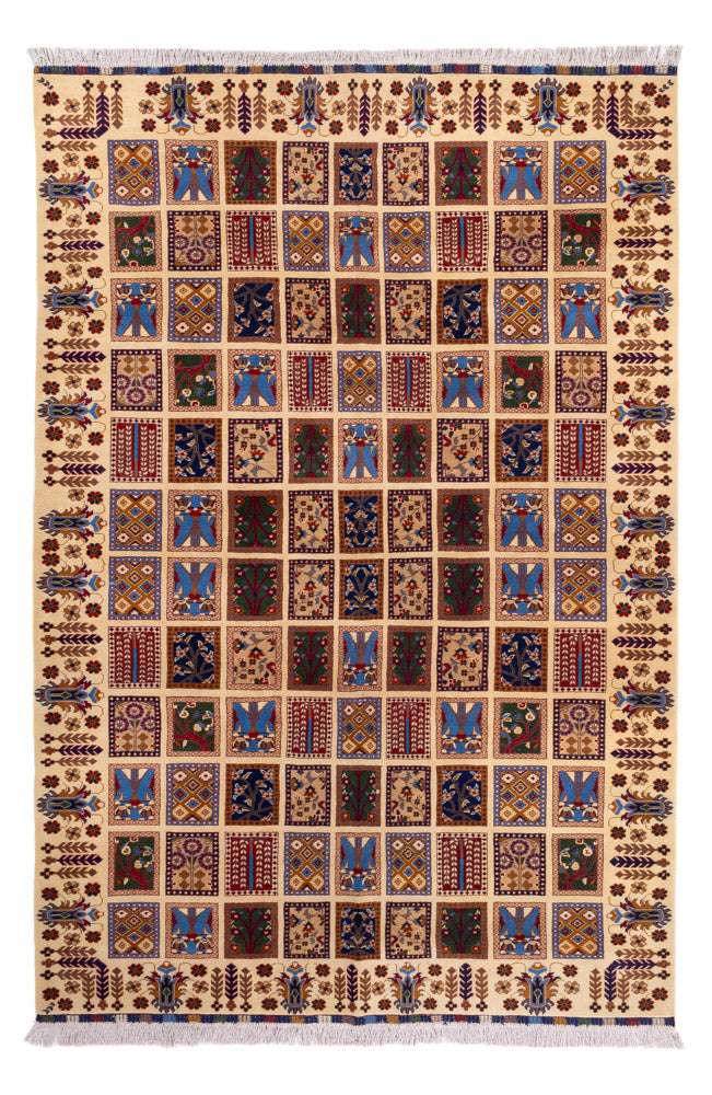 Afghan Rug - 296 x 200 cm - multicolored