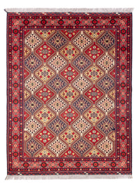 Afghan Rug - 198 x 152 cm - multicolored