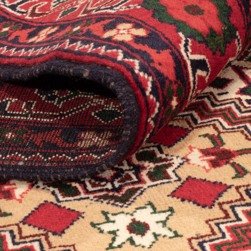 Afghan Rug - 198 x 152 cm - multicolored