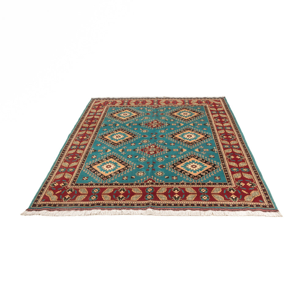 Afghan Rug - 195 x 150 cm - blue