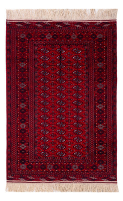 Afghan Rug - Bukhara - 194 x 133 cm - dark red