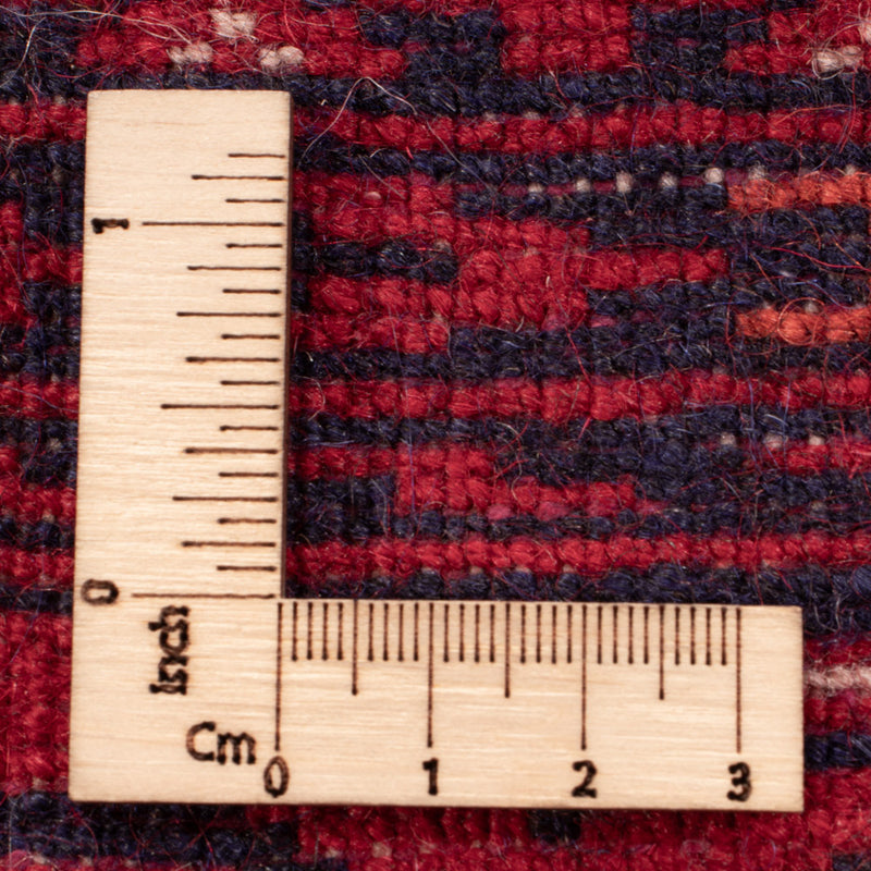 Afghan Rug - Bukhara - 196 x 133 cm - dark red