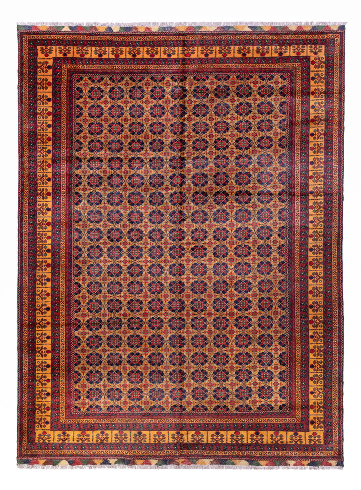 Afghan Rug - 388 x 286 cm - dark beige