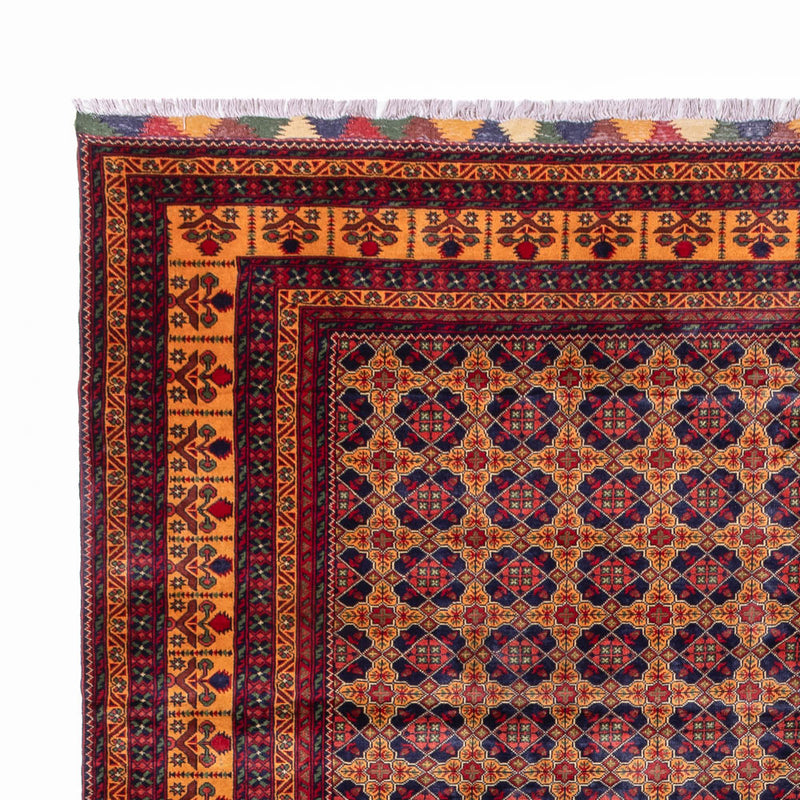 Afghan Rug - 388 x 286 cm - dark beige