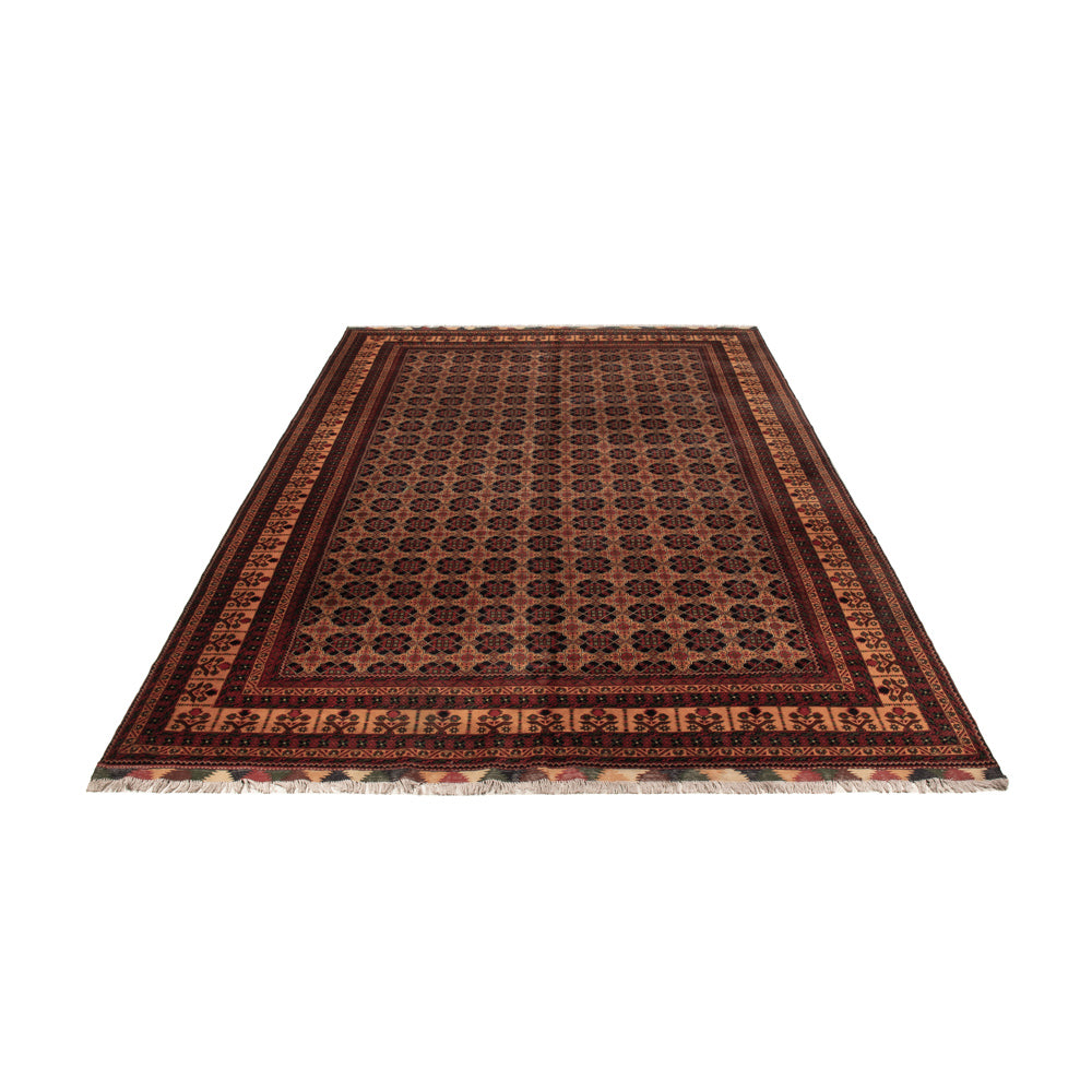 Afghan Rug - 388 x 286 cm - dark beige