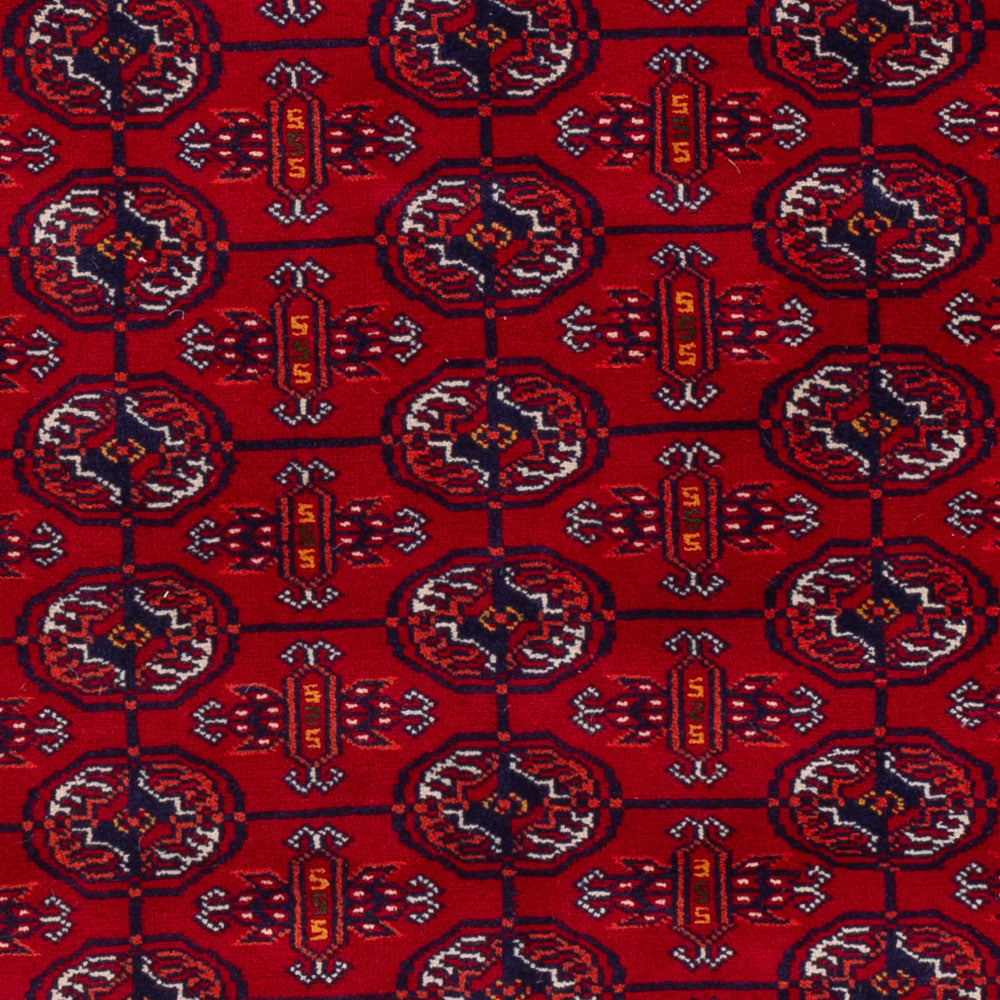 Afghan Rug - Bukhara - 189 x 133 cm - dark red