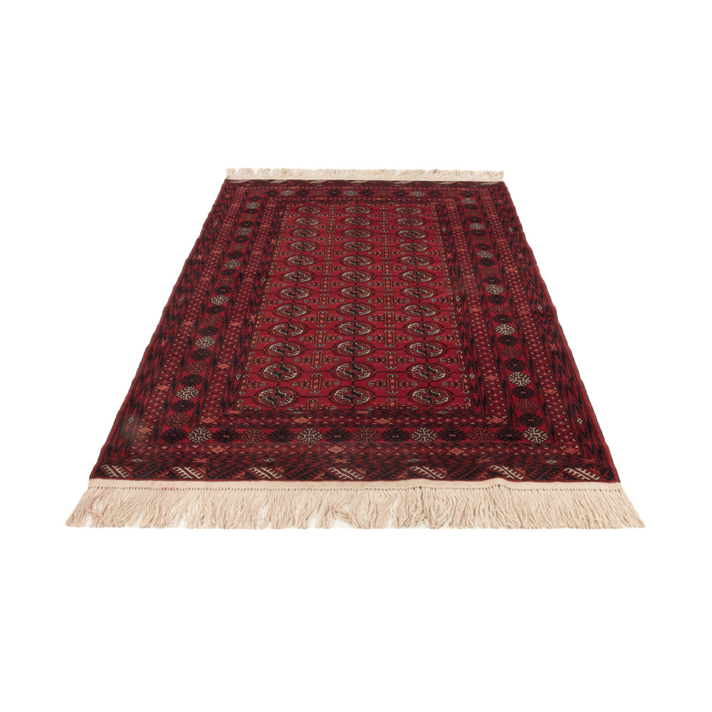 Afghan Rug - Bukhara - 189 x 133 cm - dark red