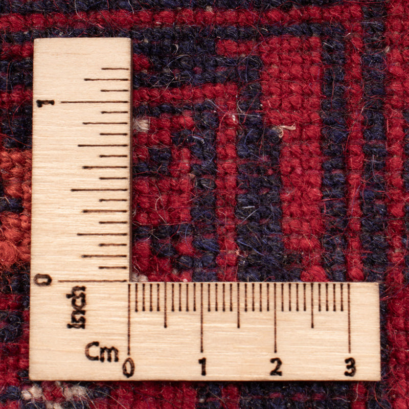 Afghan Rug - Bukhara - 189 x 133 cm - dark red