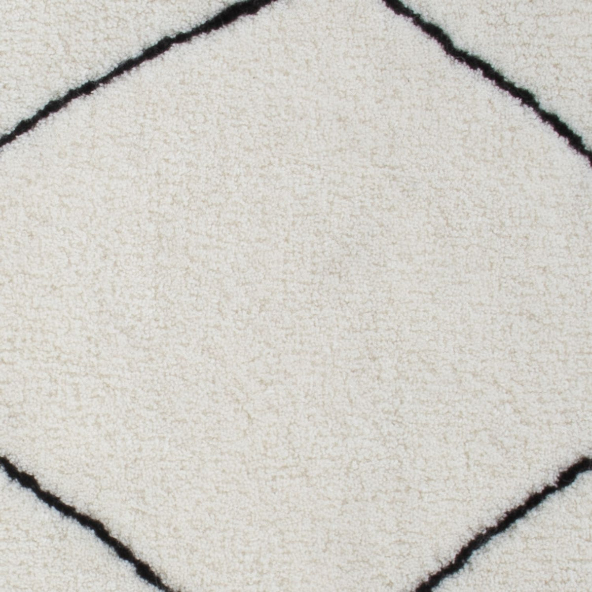 Wool Rug square  - 62 x 62 cm - light grey