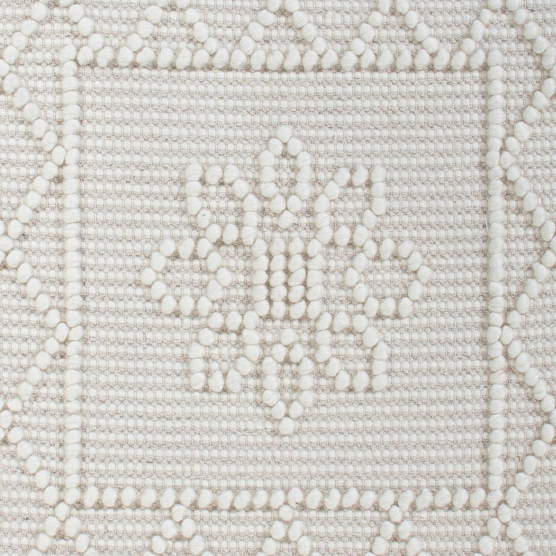 Wool Rug - 93 x 60 cm - light grey