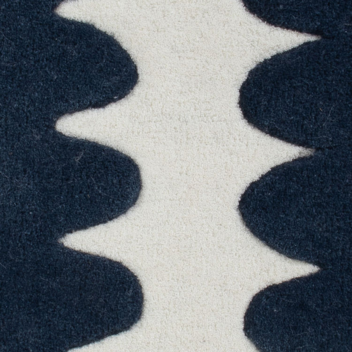 Wool Rug square  - 60 x 60 cm - multicolored